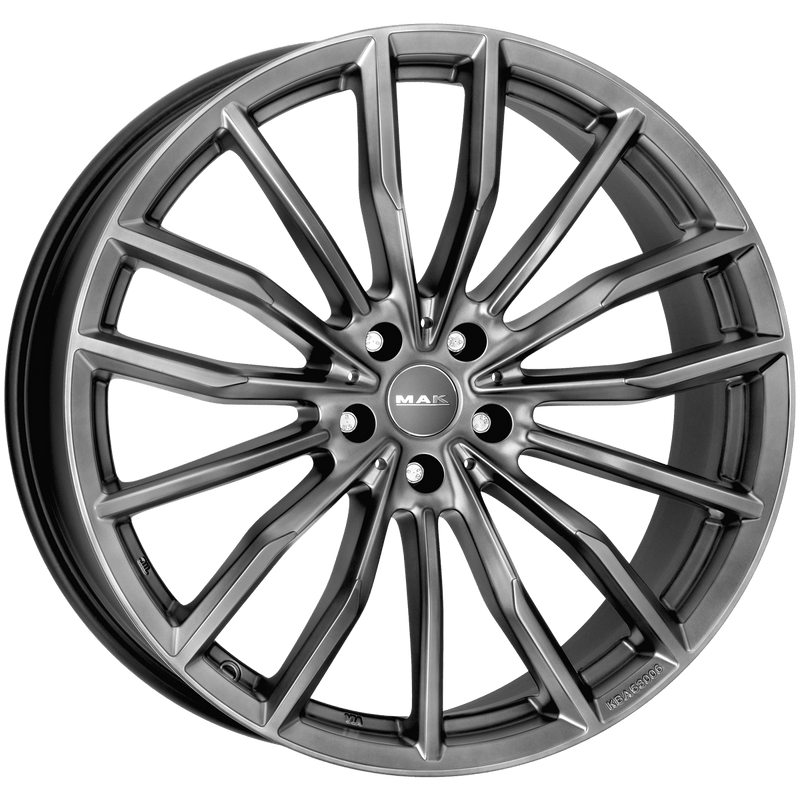 Mak Wheels - RAPP - Silver - M-TITAN - 21" x 9.5", 37 Offset, 5x112 (Bolt Pattern), 66.6mm HUB