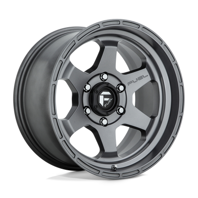 Fuel - D665 SHOK - Gunmetal - MATTE GUN METAL - 18" x 9", 20 Offset, 5x127 (Bolt Pattern), 71.5mm HUB