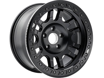 Dirty Life - CANYON RACE - Black - MATTE BLACK - 17" x 9", -12 Offset, 8x170 (Bolt Pattern), 130.8mm HUB