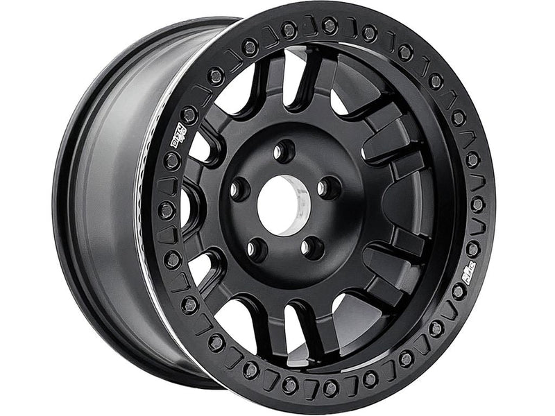 Dirty Life - CANYON RACE - Black - MATTE BLACK - 17" x 9", -12 Offset, 8x170 (Bolt Pattern), 130.8mm HUB