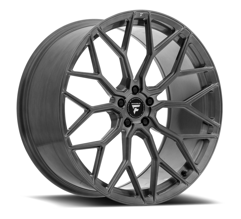Fittipaldi Sport - FSF12 - Gunmetal - Dark Tint Brushed - 20" x 8.5", 38 Offset, 5x114.3 (Bolt Pattern), 72.6mm HUB
