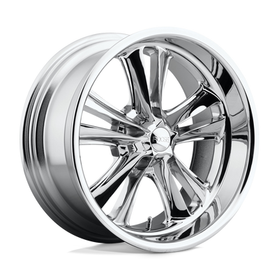 Foose - F097 KNUCKLE - Polished - CHROME PLATED - 18" x 9.5", 1 Offset, 5x114.3 (Bolt Pattern), 72.6mm HUB