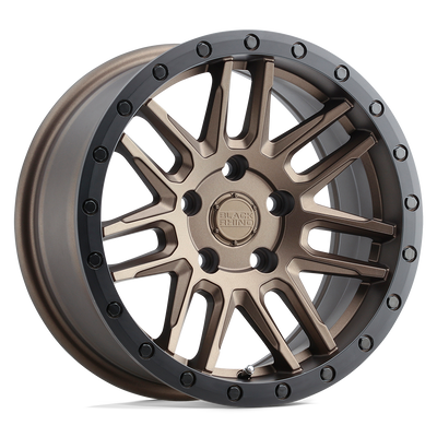 Black Rhino - ARCHES - Bronze - BRONZE WITH BLACK RING - 19" x 8", 20 Offset, 5x120 (Bolt Pattern), 76.1mm HUB