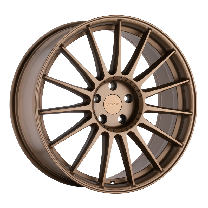 TSW Wheels - PADDOCK - Gunmetal - MATTE BRONZE - 17" x 8", 35 Offset, 5x114.3 (Bolt Pattern), 76.1mm HUB