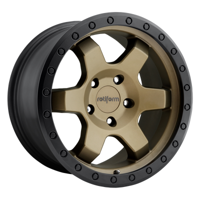 Rotiform - R150 SIX-OR - Gunmetal - MATTE BRONZE BLACK BEAD RING - 17" x 9", 1 Offset, 6x139.7 (Bolt Pattern), 106.1mm HUB