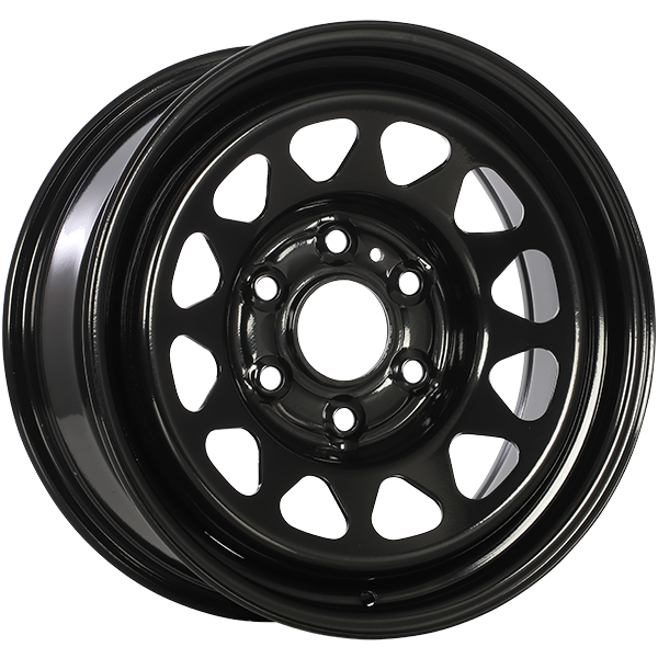 RNB - STEEL WHEEL - Black - Black Armour Coat - 17" x 7.5", 20 Offset, 6x139.7 (Bolt Pattern), 77.8mm HUB