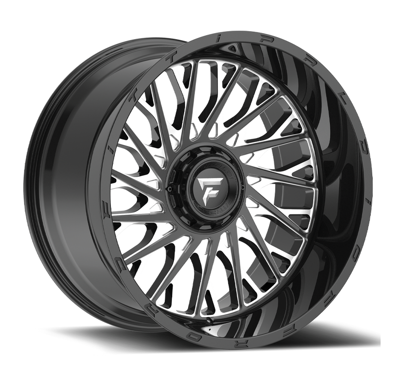 Fittipaldi Offroad - FTC08 - Black - Black Milled - 20" x 12", -44 Offset, 6x135/139.7 (Bolt Pattern), 106.2mm HUB
