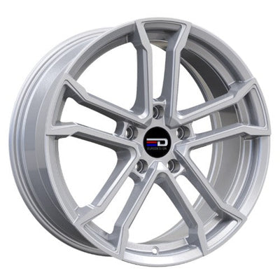 Euro Design - Monaco - Silver - Hyper silver - 18" x 8", 42 Offset, 5x114.3 (Bolt Pattern), 60.1mm HUB