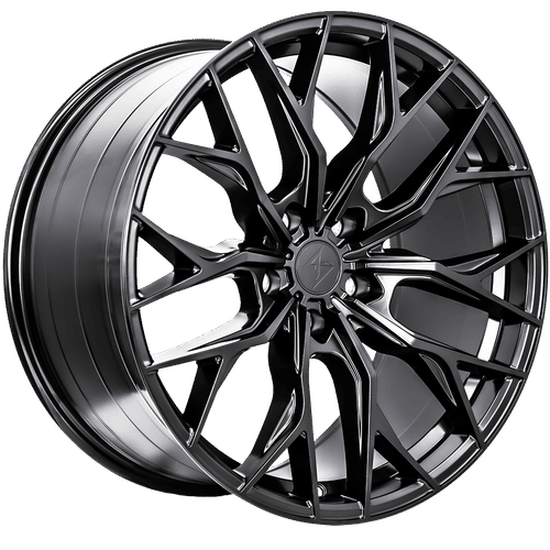 Sentali - Street SS2 - Black - Matte Black - 20" x 9", 35 Offset, 5x120 (Bolt pattern), 72.6mm HUB