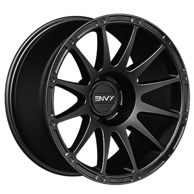 Envy Wheels - FFT8MB - Black - MATTE BLACK - 20" x 10", -12 Offset, 6x139.7 (Bolt Pattern), 78.1mm HUB