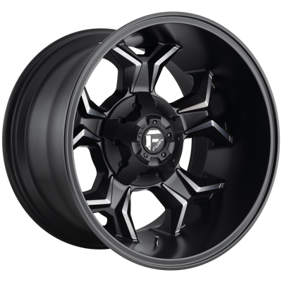 Fuel - D605 AVENGER - Gunmetal - MATTE BLACK DOUBLE DARK TINT - 20" x 9", 1 Offset, 5x139.7/150 (Bolt Pattern), 110.1mm HUB