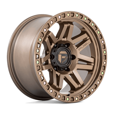 Fuel - D811 SYNDICATE - Bronze - FULL MATTE BRONZE - 17" x 9", -12 Offset, 5x127 (Bolt Pattern), 71.5mm HUB