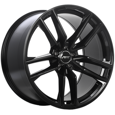 ART - Replica 202 - Black - Gloss Black - 21" x 10", 52 Offset, 5x112 (Bolt Pattern), 66.6mm HUB