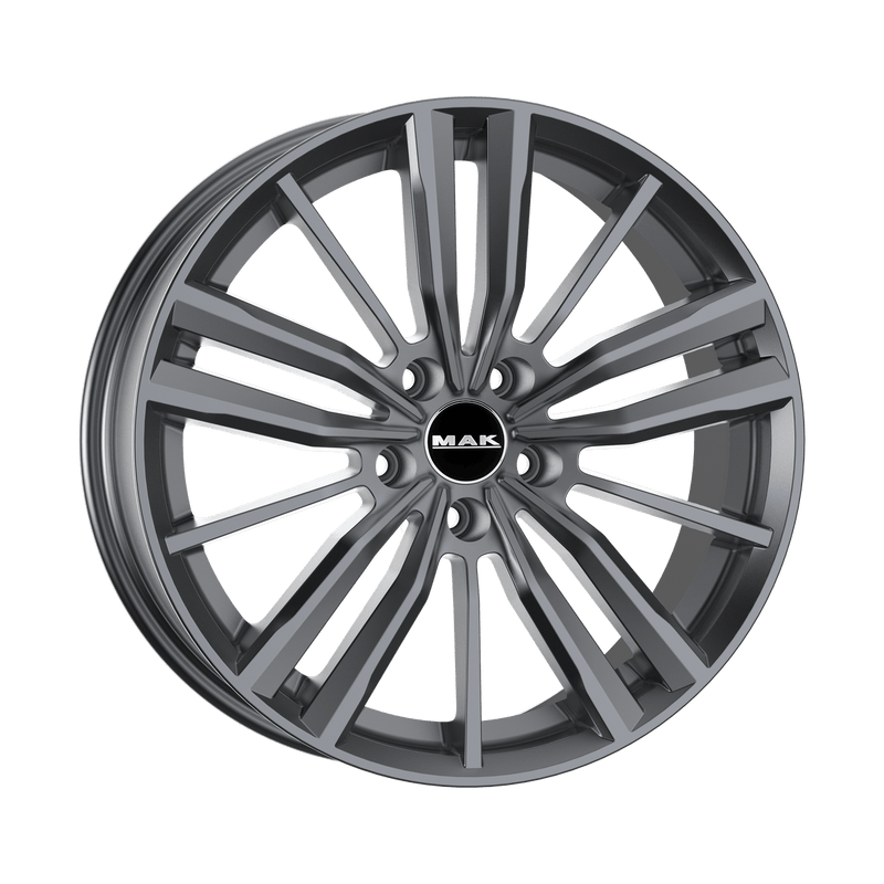 Mak Wheels - VIER - Gunmetal - M-TITAN DARK - 18" x 8", 26 Offset, 5x112 (Bolt Pattern), 66.5mm HUB