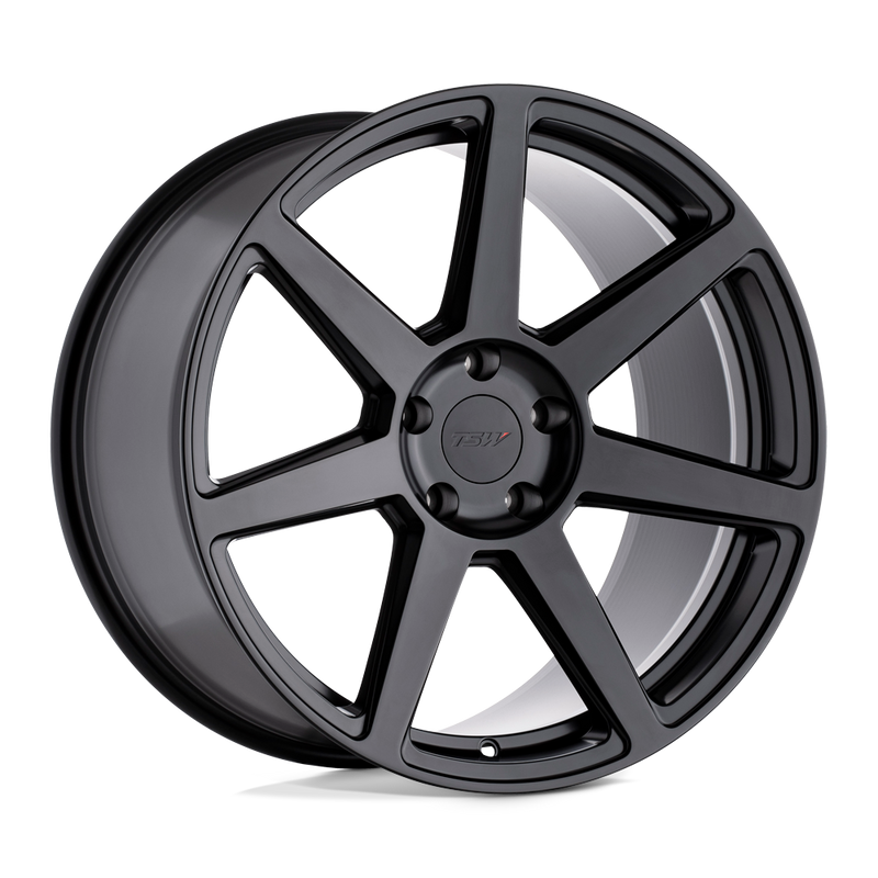 TSW Wheels - BLANCHIMONT - Black - Semi Gloss Black - 20" x 10.5", 42 Offset, 5x114.3 (Bolt Pattern), 76.1mm HUB