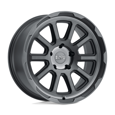 Black Rhino - CHASE - Gunmetal - BRUSHED GUNMETAL - 18" x 9", 12 Offset, 6x139.7 (Bolt Pattern), 112.1mm HUB