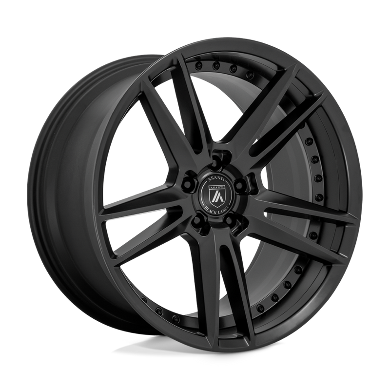 Asanti Black - ABL-33 REIGN - Black - SATIN BLACK - 20" x 9", 35 Offset, 5x120 (Bolt Pattern), 74.1mm HUB