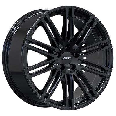 ART - Replica 247 - Black - Gloss Black - 20" x 10", 19 Offset, 5x112 (Bolt Pattern), 66.5mm HUB