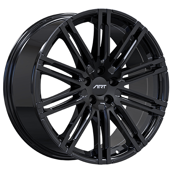 ART - Replica 247 - Black - Gloss Black - 20" x 10", 19 Offset, 5x112 (Bolt Pattern), 66.5mm HUB