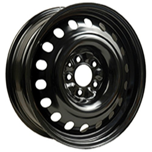 RSSW - Steel - Black - Black - 17" x 7", 45 Offset, 5x100 (Bolt Pattern), 65.4mm HUB