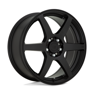 Motegi - MR143 CS6 - Black - SATIN BLACK - 16" x 7", 40 Offset, 5x100/105 (Bolt Pattern), 72.6mm HUB