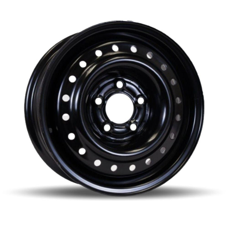DTD - Steel - Black - Black - 15" x 6", 42 Offset, 5x114.3 (Bolt Pattern), 65.1mm HUB