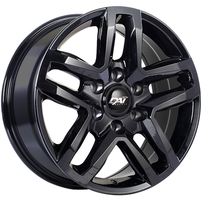 Dai Alloys - PEAK - Black - Gloss Black - 18" x 8", 20 Offset, 6x139.7 (Bolt Pattern), 77.8mm HUB