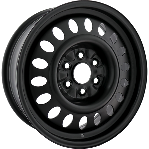 Envy Wheels - NX4 STEEL WHEEL - Black - FLAT BLACK - 17" x 6.5", 30 Offset, 6x120 (Bolt Pattern), 66.9mm HUB