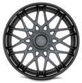 Sentali - BFX5 - Black - Gloss Black Lip / Gun Metal Centre - 22" x 12", -44 Offset, 6x135/139.7 (Bolt pattern), 106.10mm HUB
