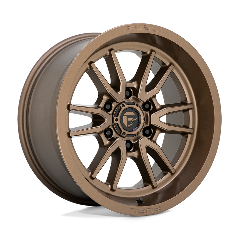 Fuel - D788 CLASH - Bronze - BRONZE - 17" x 9", -12 Offset, 6x139.7 (Bolt Pattern), 106.1mm HUB