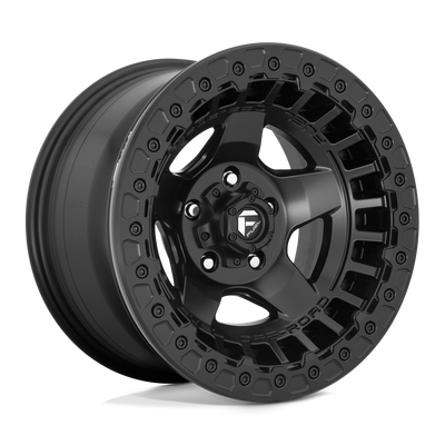Fuel - D118 WARP BEADLOCK - Black - MATTE BLACK - 17" x 9", -15 Offset, 5x127 (Bolt Pattern), 71.5mm HUB