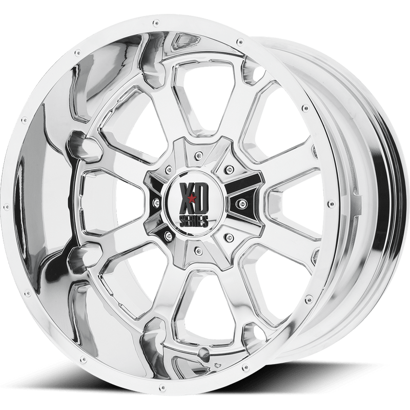 XD Series - XD825 BUCK 25 - Chrome - CHROME - 20" x 9", 18 Offset, 6x120 (Bolt Pattern), 72.6mm HUB