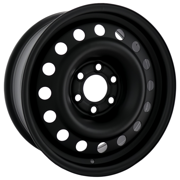 Envy Wheels - NX4 STEEL WHEEL - Black - FLAT BLACK - 17" x 6.5", 51 Offset, 6x114.3 (Bolt Pattern), 70.3mm HUB