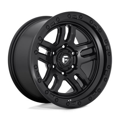 Fuel - D700 AMMO - Black - MATTE BLACK - 20" x 10", -18 Offset, 5x127 (Bolt Pattern), 71.5mm HUB