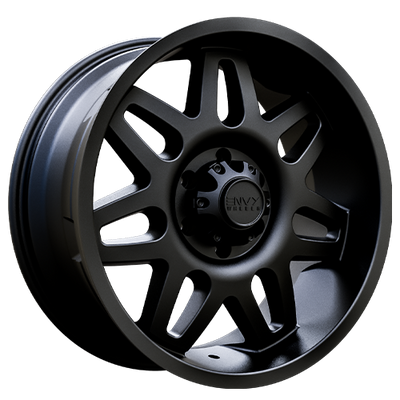 Envy Wheels - ET2 - Black - SATIN BLACK - 20" x 9", 10 Offset, 6x139.7 (Bolt Pattern), 106.1mm HUB