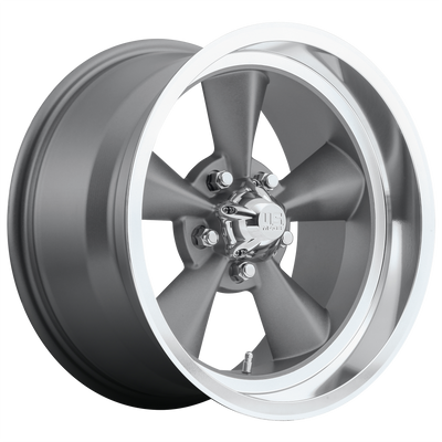 US Mag - U102 STANDARD - Gunmetal - MATTE GUN METAL - 17" x 7", 1 Offset, 5x114.3 (Bolt Pattern), 72.56mm HUB