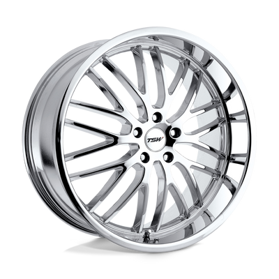 TSW Wheels - SNETTERTON - Chrome - CHROME - 19" x 8", 35 Offset, 5x120 (Bolt Pattern), 76.1mm HUB