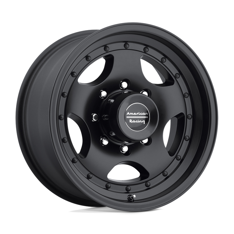 American Racing - AR23 - Black - SATIN BLACK - 15" x 7", -6 Offset, 5x120.65 (Bolt Pattern), 83.1mm HUB