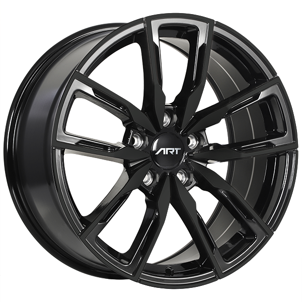ART - Replica 157 - Black - Gloss Black - 18" x 8.5", 35 Offset, 5x112 (Bolt Pattern), 66.6mm HUB