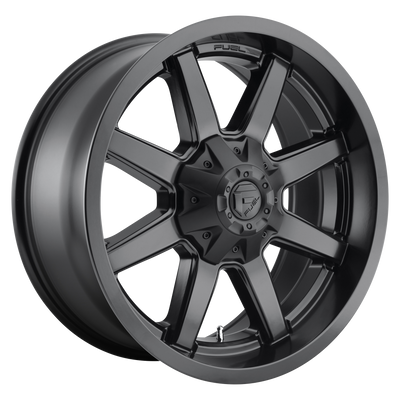 Fuel - D436 MAVERICK - Black - SATIN BLACK - 20" x 12", -44 Offset, 6x135/139.7 (Bolt Pattern), 106.1mm HUB