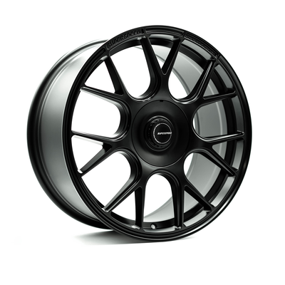 Superspeed - RF01 Progressive - Black - Matt Black - 18" x 8.5", 45 Offset, 5x100/112 (Bolt Pattern), 73mm HUB