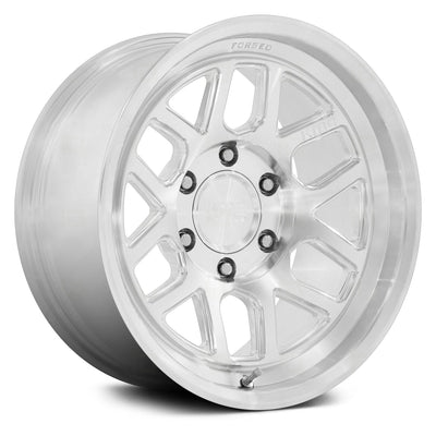 KMC Wheels - KM446 MESA FORGED MONOBLOCK - Silver - RAW MACHINED - 17" x 8.5", -10 Offset, 6x139.7 (Bolt Pattern), 106.1mm HUB