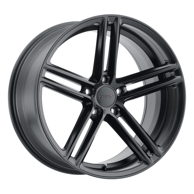 TSW Wheels - CHAPELLE - Gunmetal - MATTE BLACK - 18" x 9.5", 35 Offset, 5x112 (Bolt Pattern), 66.56mm HUB