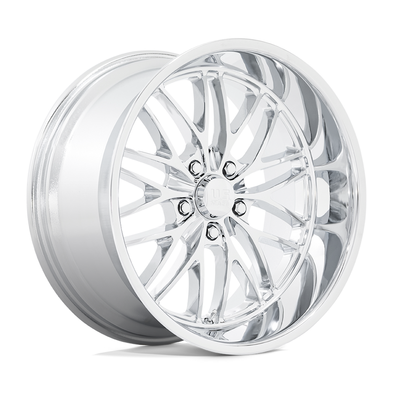 US Mag - U140 SANTA CRUZ - Chrome - CHROME - 20" x 10", 6 Offset, 5x127 (Bolt Pattern), 78.1mm HUB