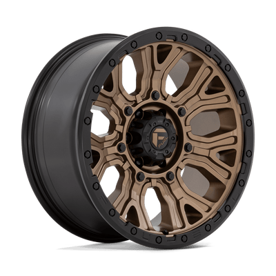 Fuel - D826 TRACTION - Bronze - MATTE BRONZE WITH BLACK RING - 20" x 9", 1 Offset, 6x139.7 (Bolt Pattern), 106.1mm HUB
