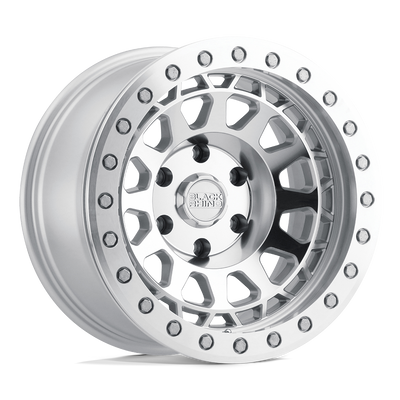 Black Rhino - PRIMM - Silver - SILVER WITH MIRROR FACE & MACHINED RING - 20" x 9.5", 12 Offset, 6x139.7 (Bolt Pattern), 112.1mm HUB