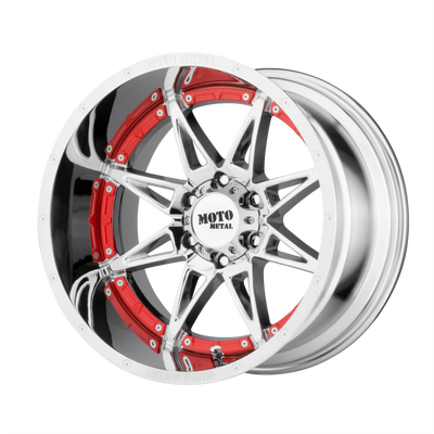 Moto Metal - MO993 HYDRA - Chrome - Chrome - 18" x 8.5", 18 Offset, 5x127 (Bolt Pattern), 71.5mm HUB