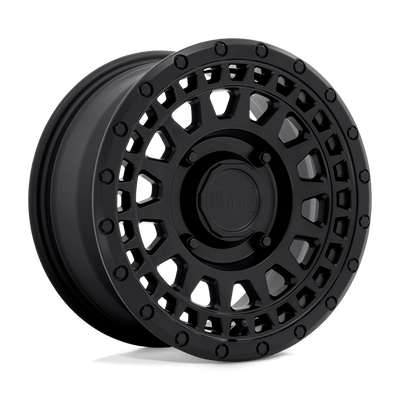 Black Rhino Powersports - PARKER UTV - Black - MATTE BLACK - 14" x 7", 51 Offset, 4x137 (Bolt Pattern), 106.1mm HUB