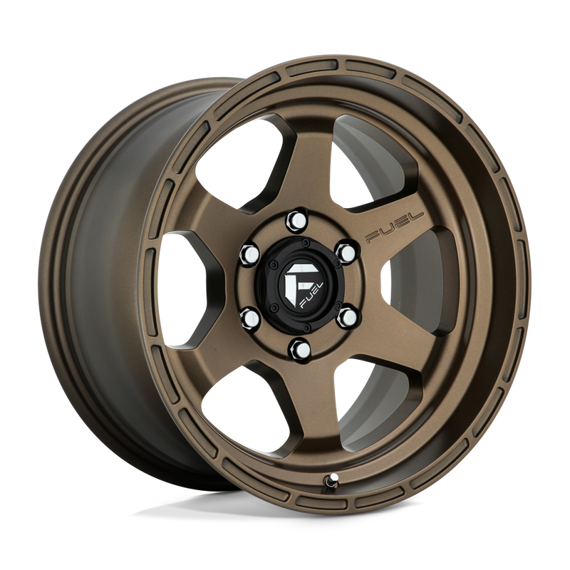 Fuel - D666 SHOK - Bronze - MATTE BRONZE - 20" x 9", 20 Offset, 6x135 (Bolt Pattern), 87.1mm HUB
