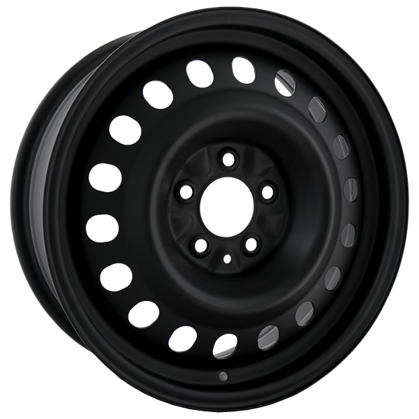 Envy Wheels - NX4 STEEL WHEEL - Black - FLAT BLACK - 17" x 6.5", 35 Offset, 5x115 (Bolt Pattern), 70.3mm HUB